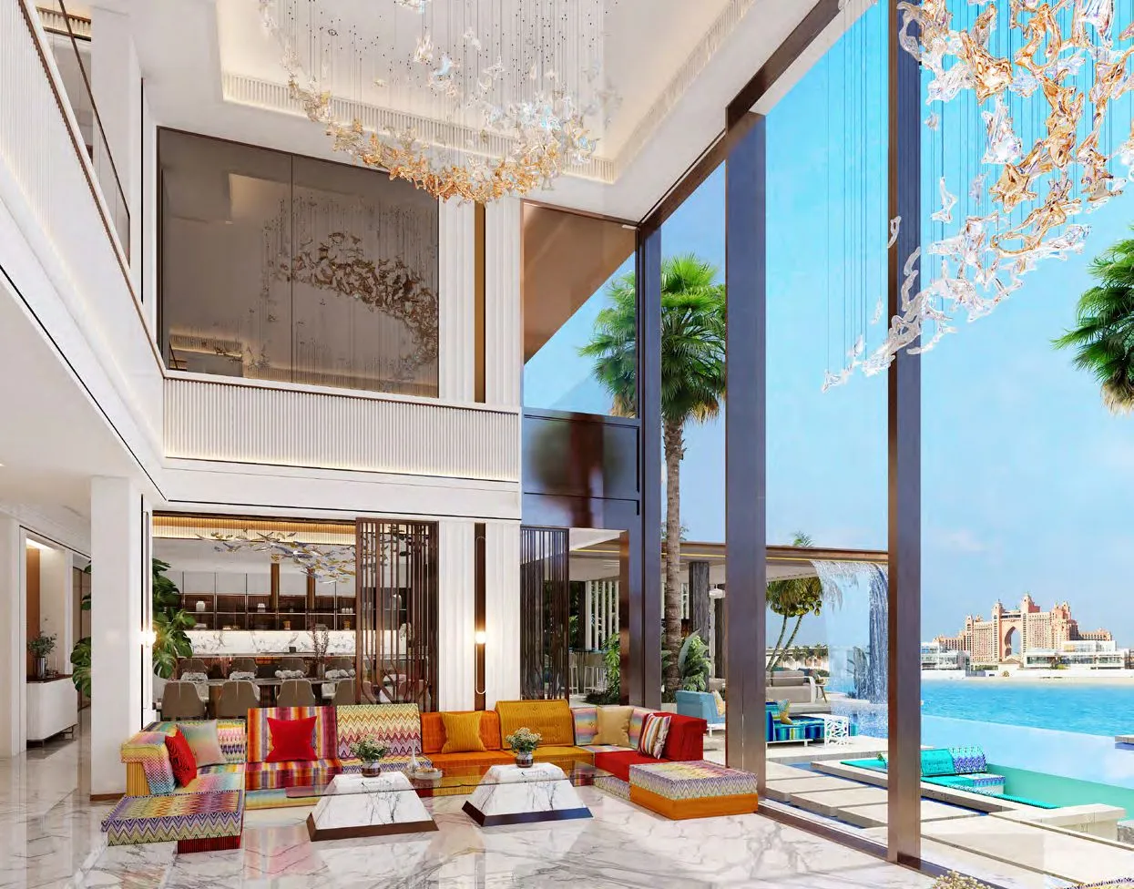 Villa Elaine — интерьер гостиной