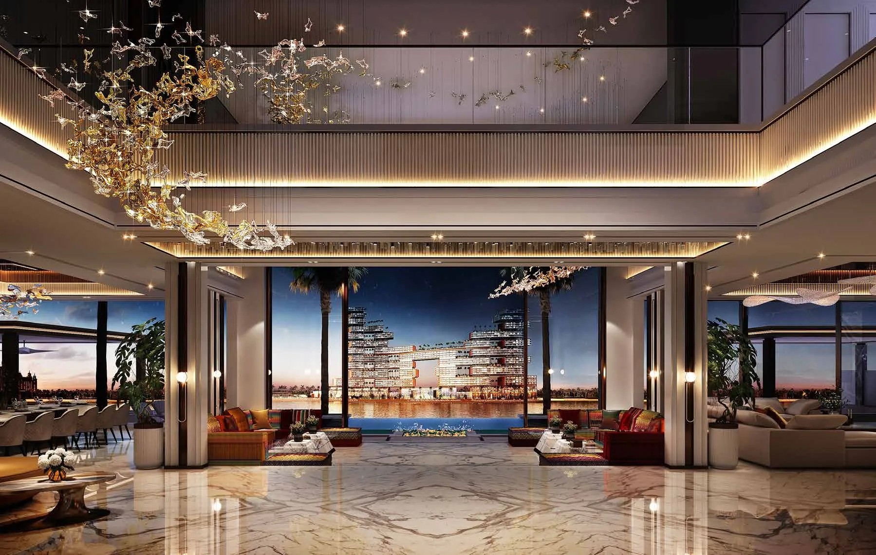 Villa Elaine — интерьер гостиной, фото 5