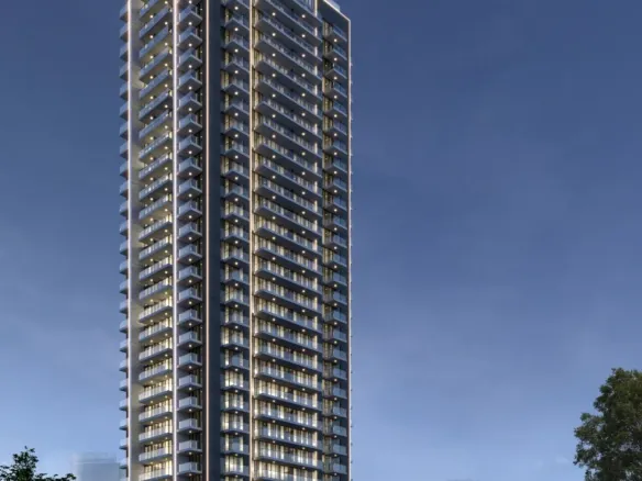 Violet Tower в районе JVC (Джумейра Вилладж Серкл) — фото 1