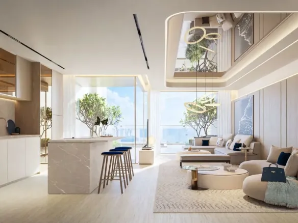 Vitalia Palm Jumeirah Residences — кухня-гостиная