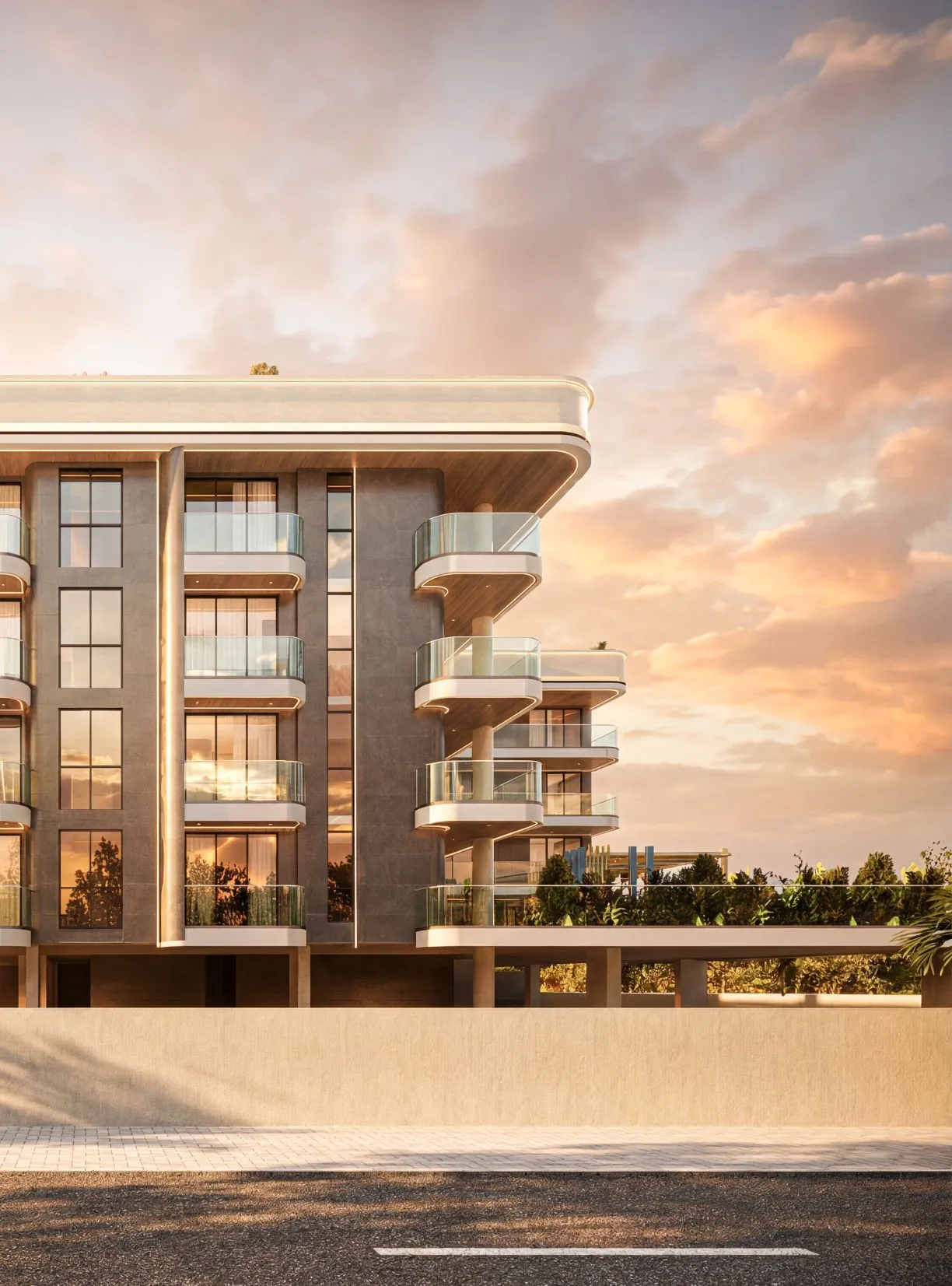 Vivida Residences — фасад здания