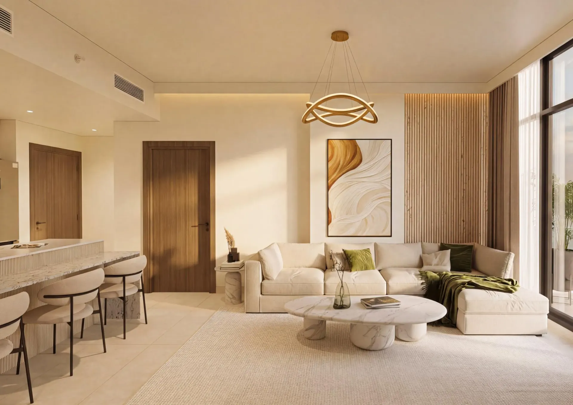 Vivida Residences — интерьер гостиной