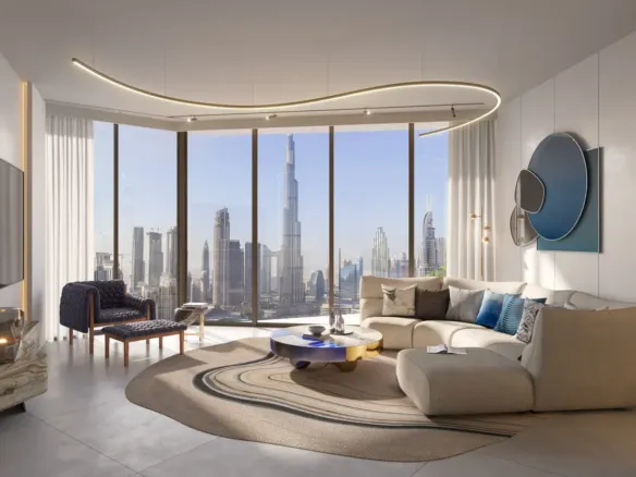 W Residences — интерьер гостиной, фото 13