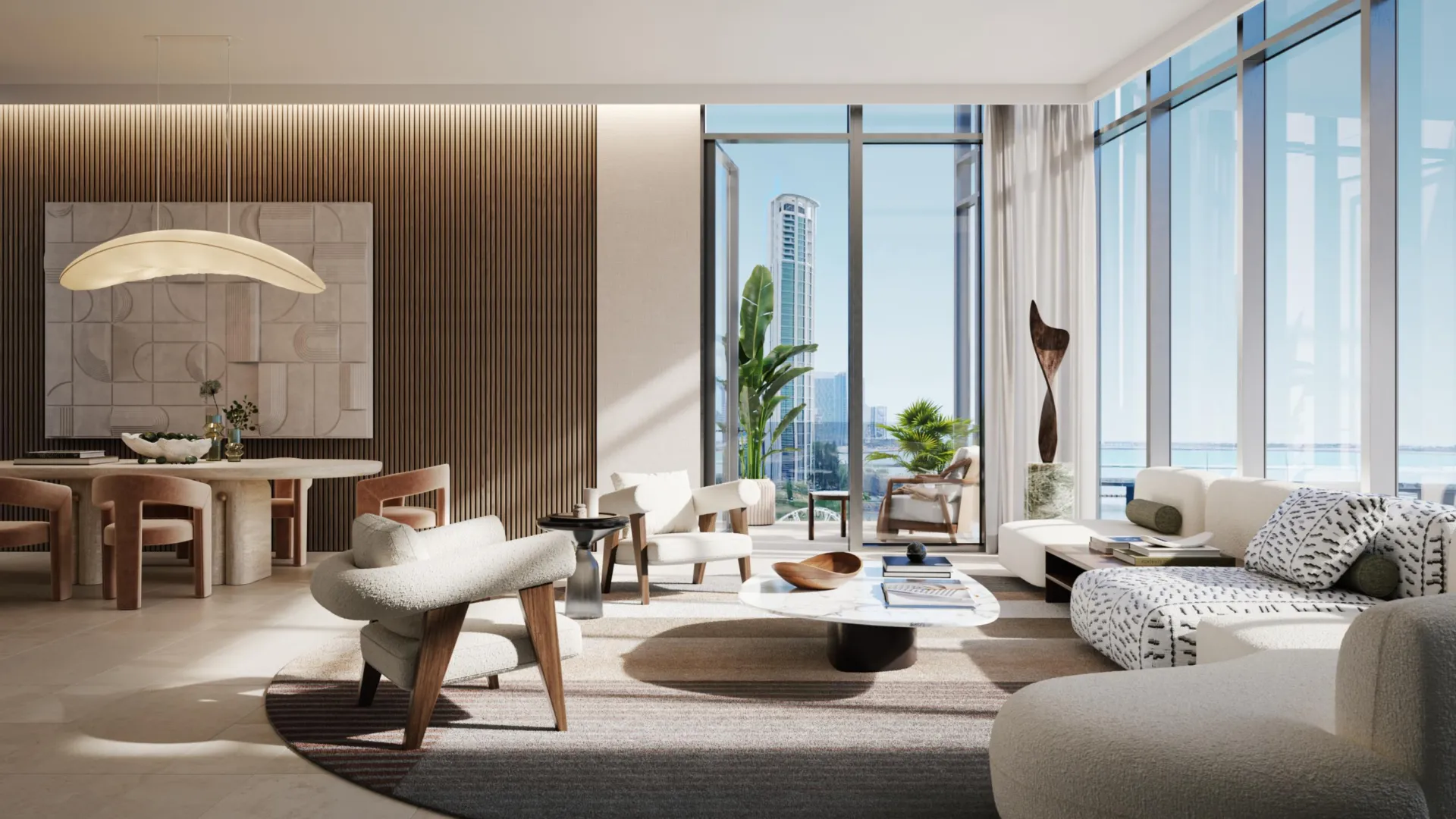 W Residences by Taraf — интерьер гостиной