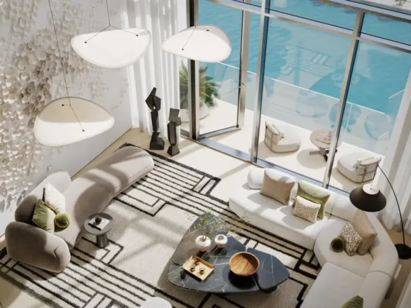 W Residences by Taraf — интерьер гостиной, фото 13