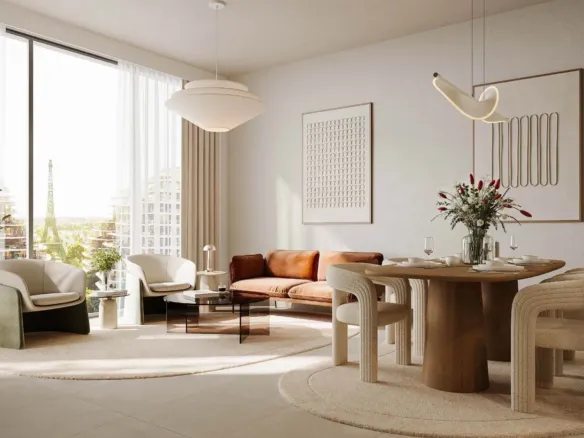 Waada Dubai South — интерьер гостиной, фото 20