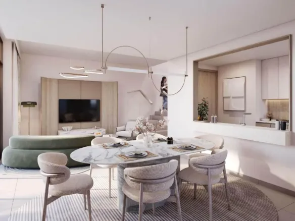 Waada Dubai South — интерьер гостиной, фото 23