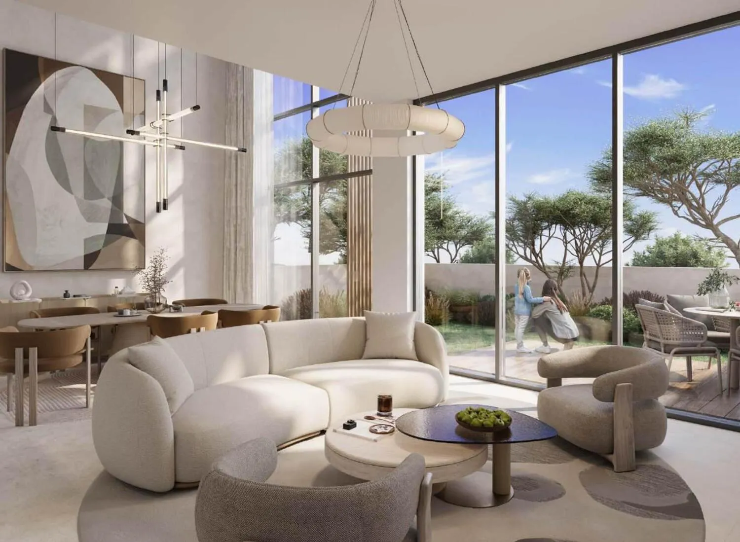 Waada Dubai South — интерьер гостиной, фото 24