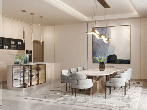 Wadi Villas — кухня-столовая