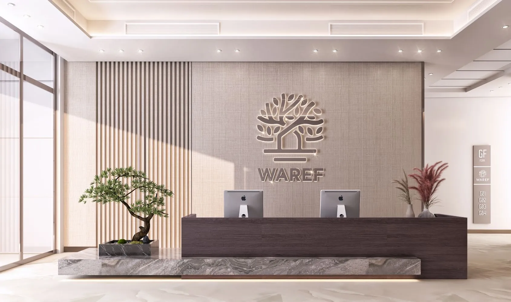 Waref Residences — лобби