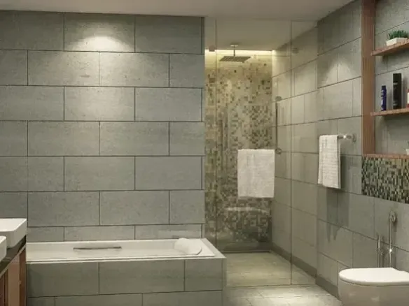 Wasl 1 Park Gate Residences — ванная комната
