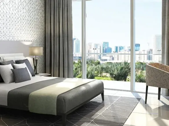 Wasl 1 Park Gate Residences — спальня