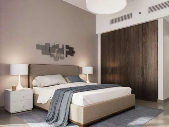 Wasl 1 Park Views Residences Tower A — спальня