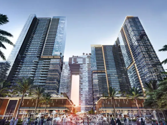 Wasl 1 Park Views Residences Tower B — вид на комплекс