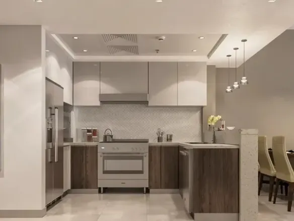 Wasl 1 Park Views Residences Tower B — кухня