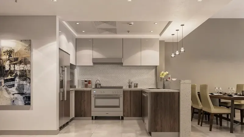 Wasl 1 Park Views Residences Tower B — кухня
