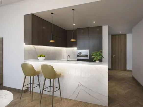 Wasl1 1 Residences — кухня, фото 7
