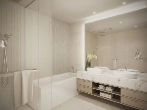 Wasl1 1 Residences — ванная комната