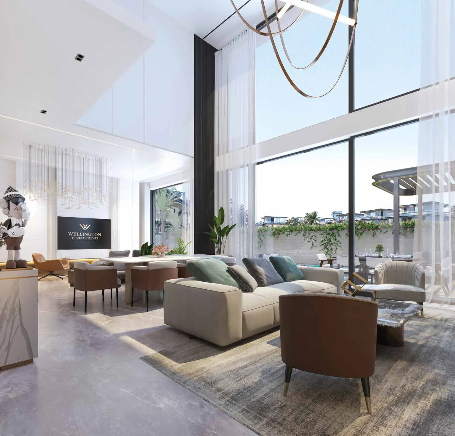Wellington Grand Villas — интерьер гостиной