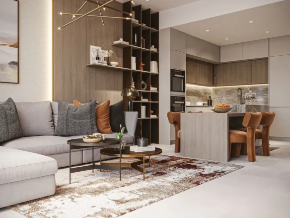 Westwood Grande Residences — интерьер гостиной