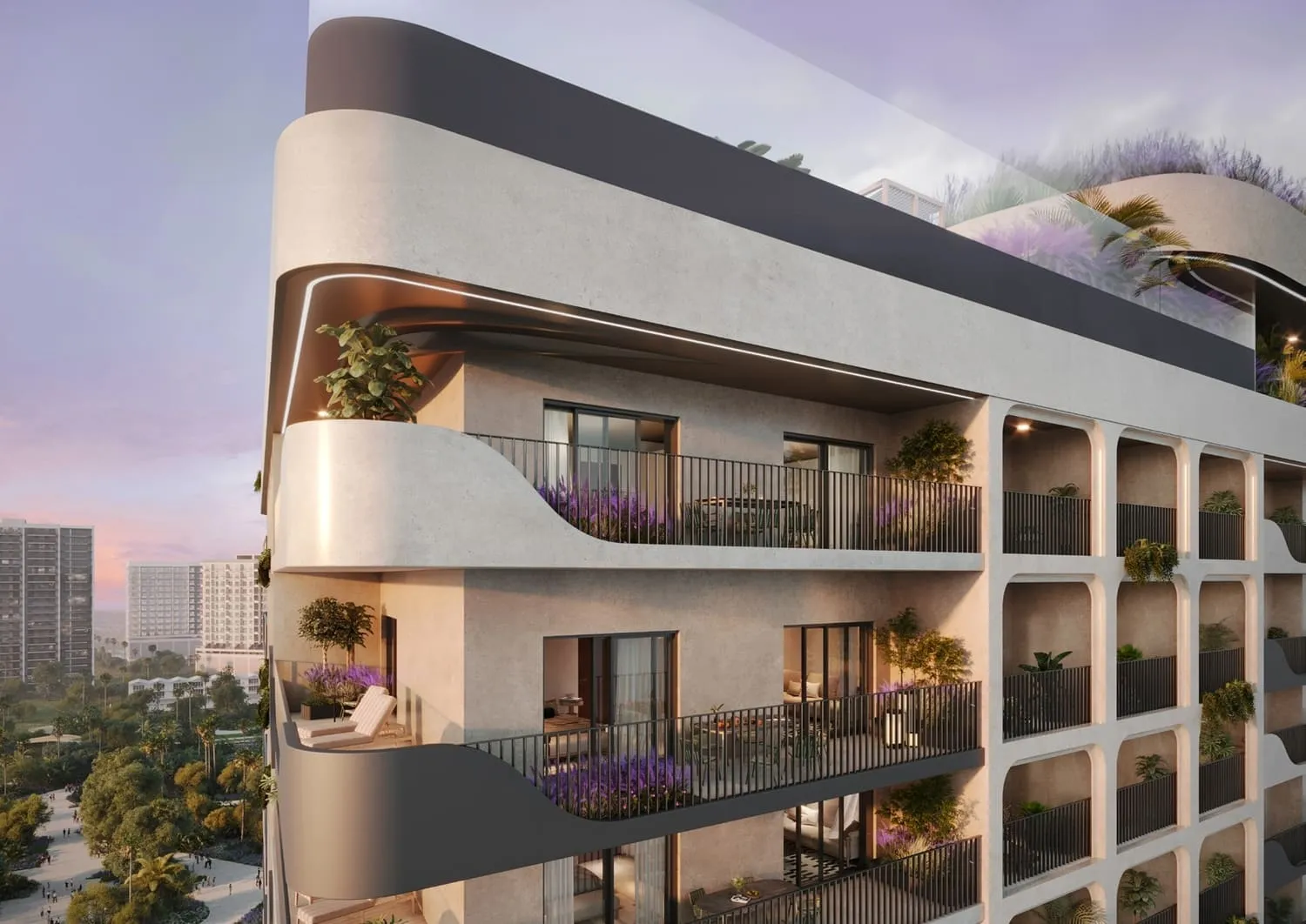 Weybridge Gardens 2 в районе Дубайленд Резиденс Комплекс — фото 4