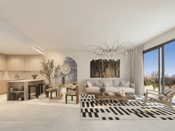 Weybridge Gardens 2 — интерьер гостиной