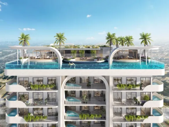 Weybridge Gardens 3 — бассейн на крыше