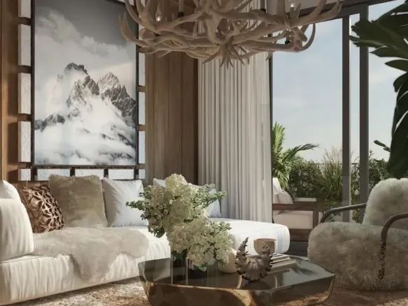 Weybridge Gardens 3 — интерьер гостиной