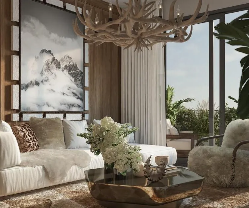 Weybridge Gardens 3 — интерьер гостиной