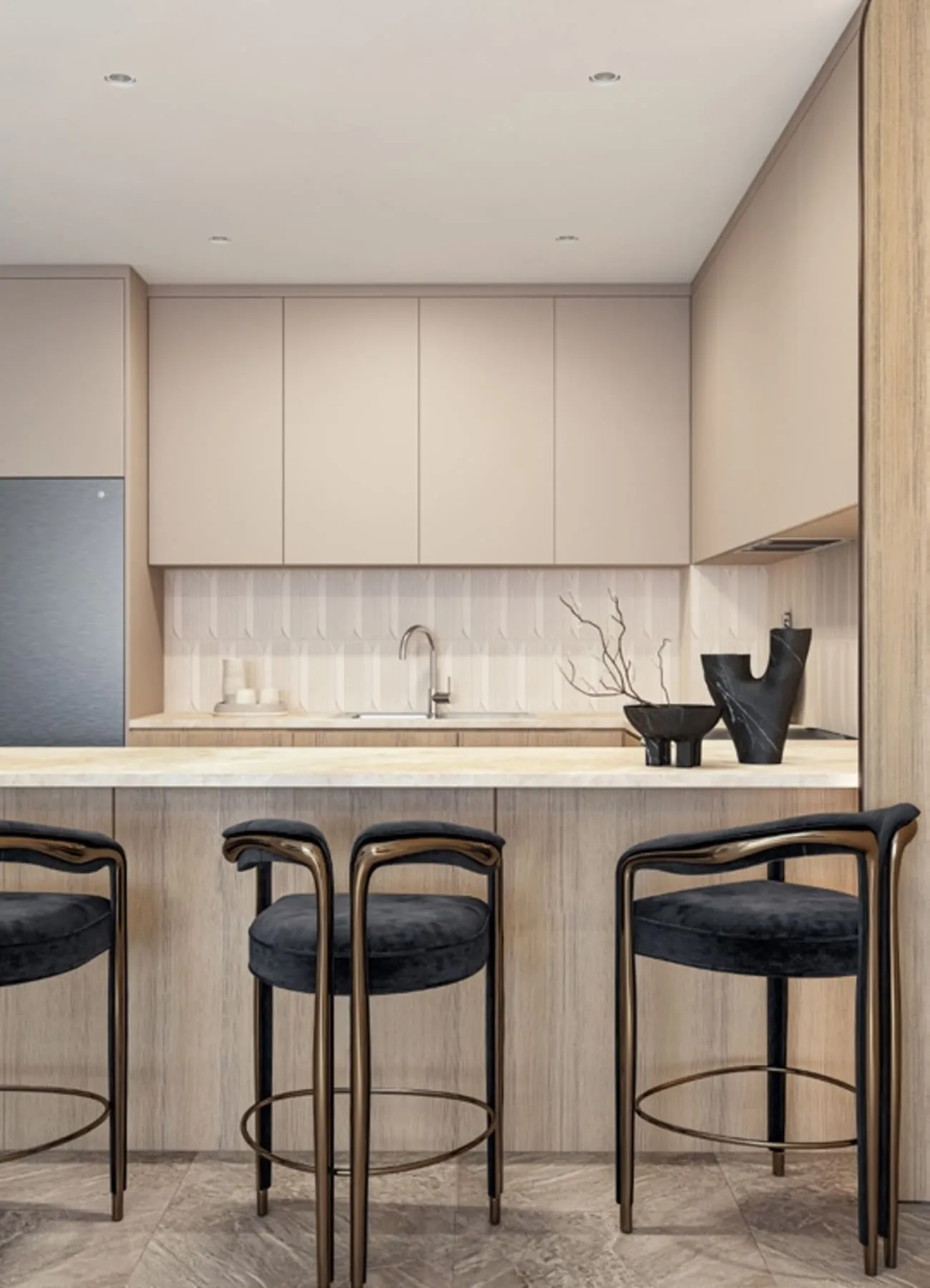 Weybridge Gardens 4 — кухня