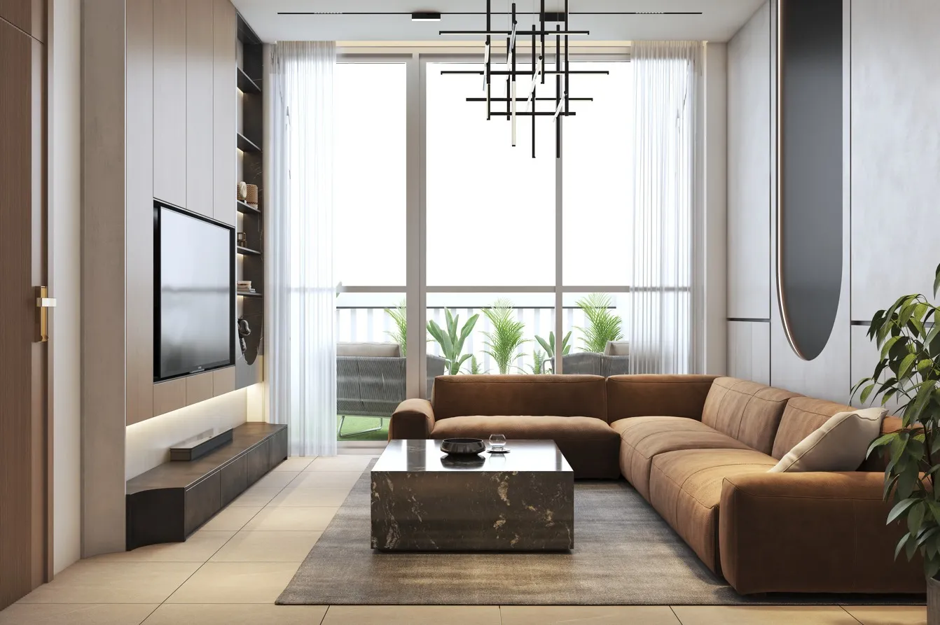 Whitecliffs Residences — интерьер гостиной