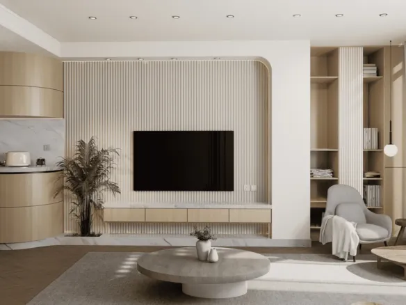 Whitestone Residences — интерьер гостиной, фото 10