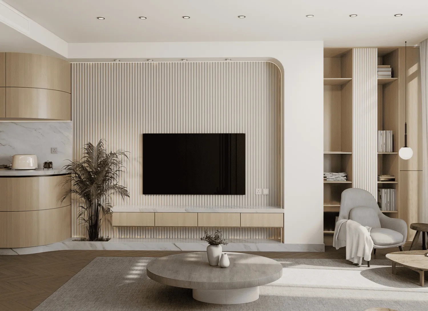 Whitestone Residences — интерьер гостиной, фото 10
