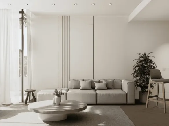 Whitestone Residences — интерьер гостиной