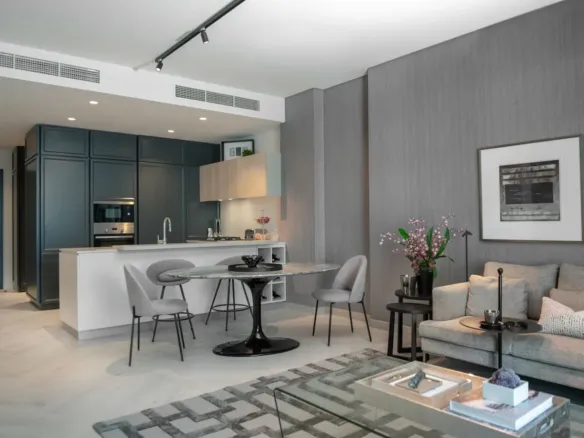 Wilton Park Residences — кухня-гостиная