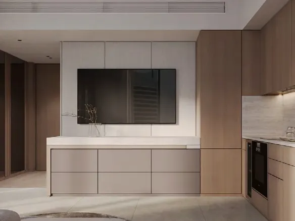 Wyndham Residences Al Marjan Island — интерьер гостиной