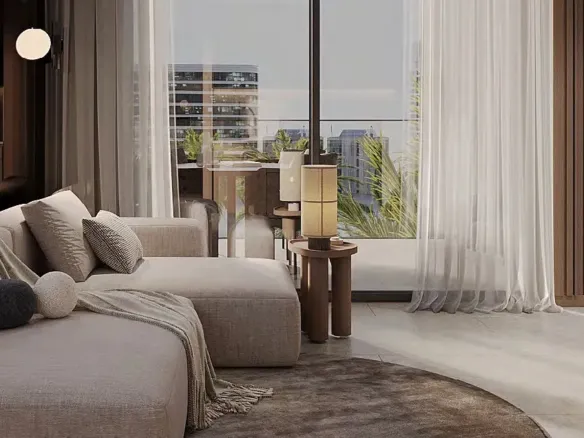 Wyndham Residences Al Marjan Island — интерьер гостиной, фото 6