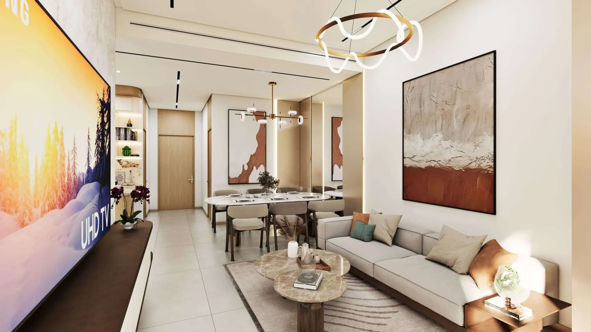 Xenia Residence — интерьер гостиной