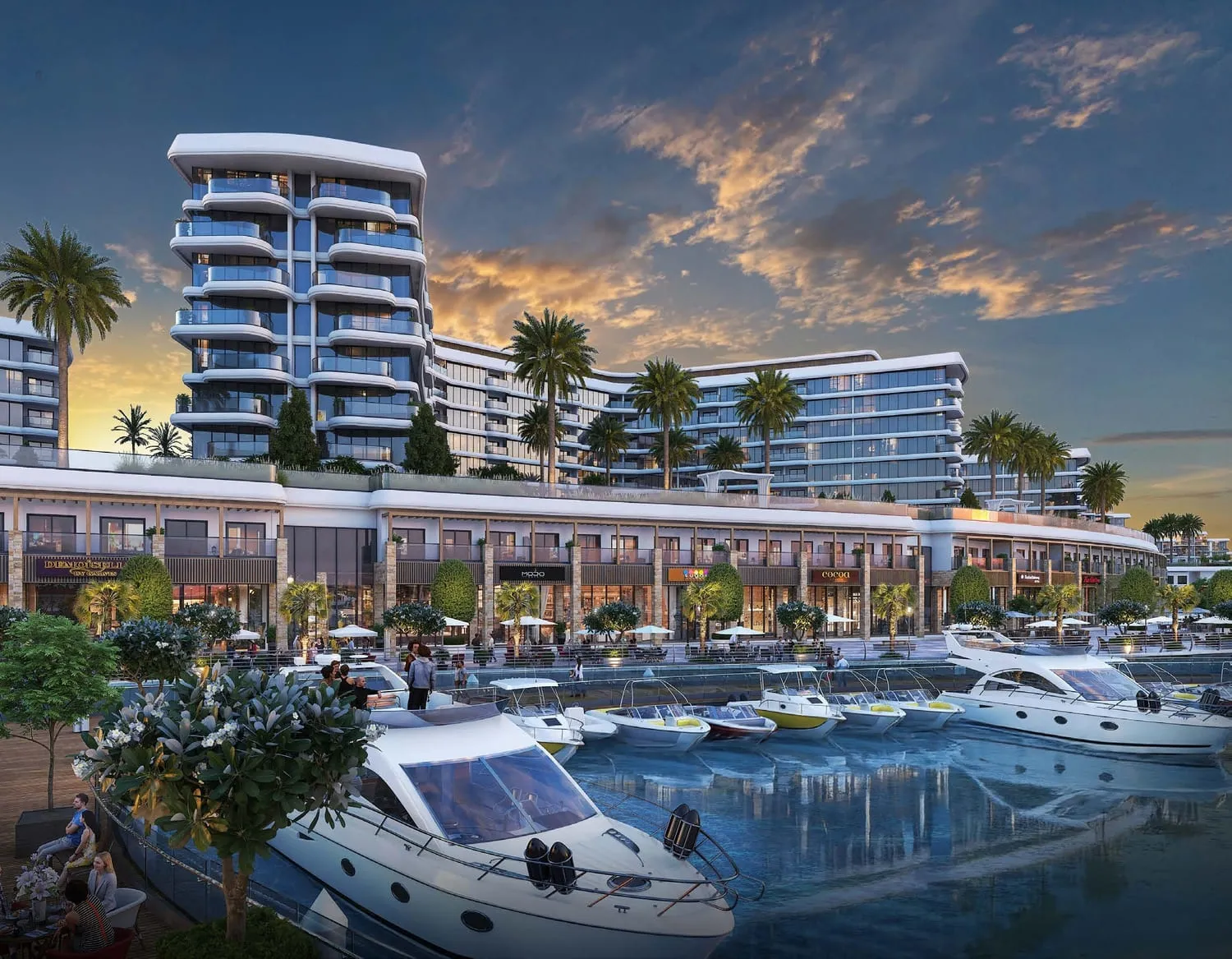 Yachtside Marina Residences — вид на комплекс, фото 3