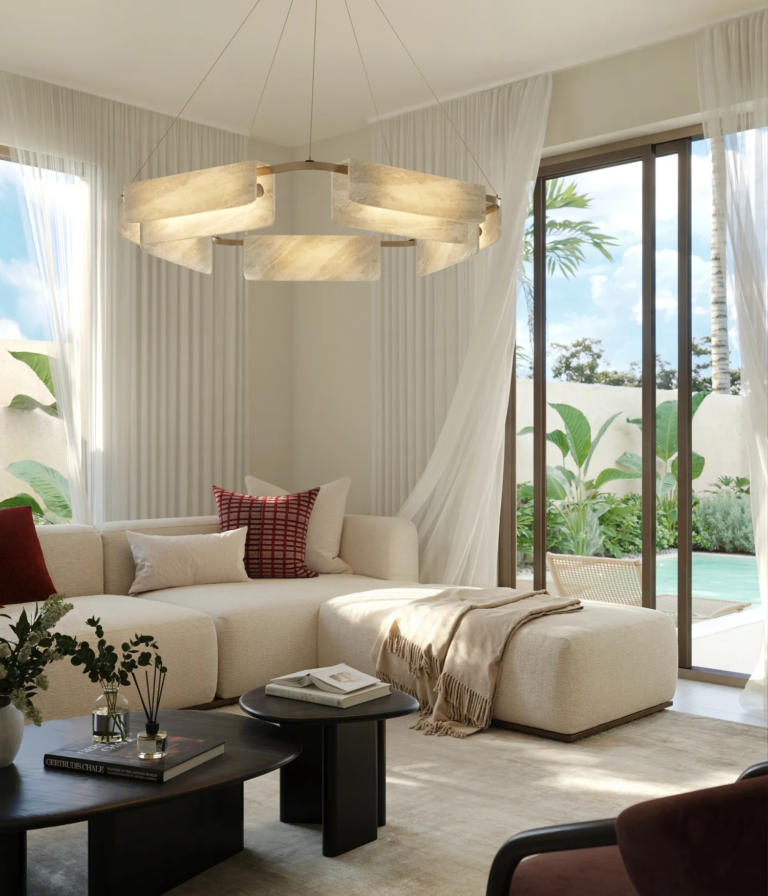 Yas Acres - The Orchids — интерьер гостиной, фото 7