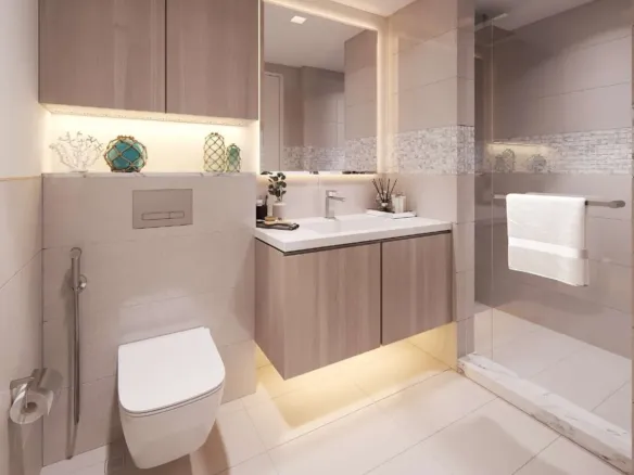 Yas Beach Residence — ванная комната