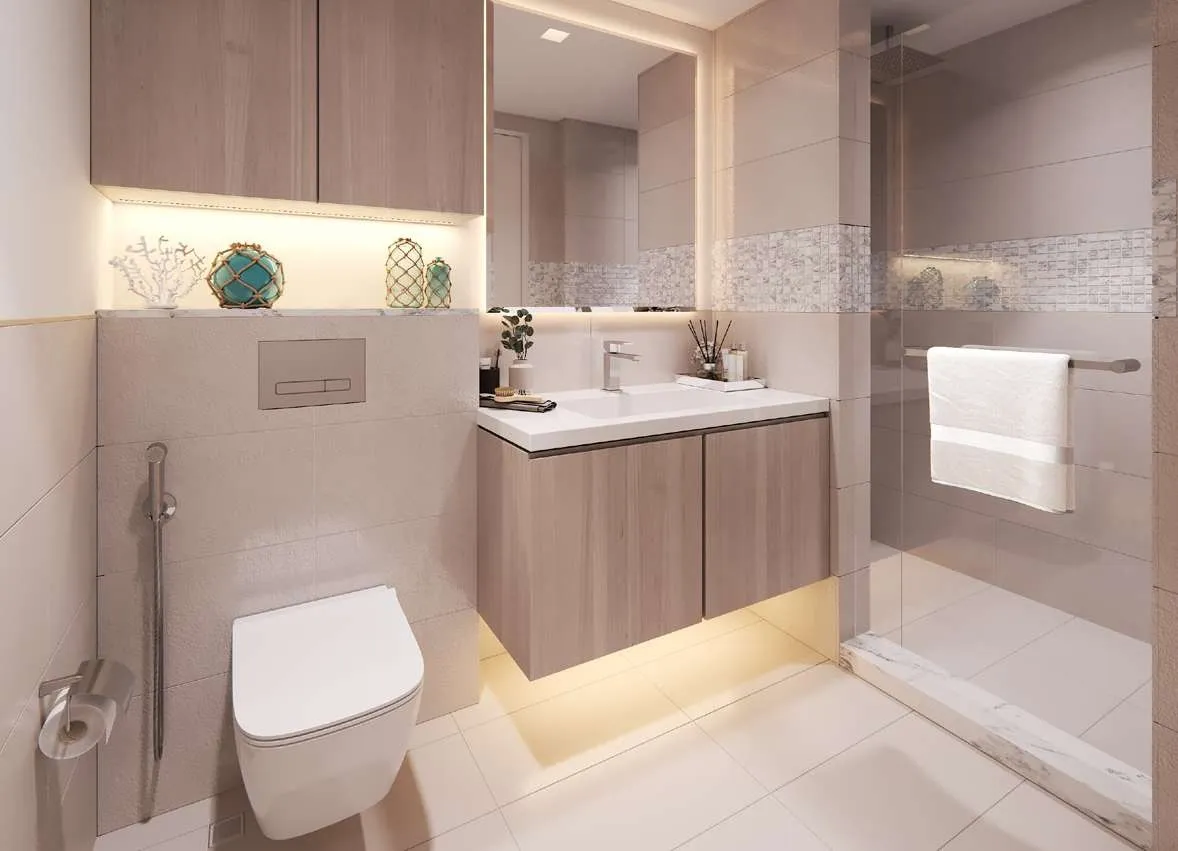 Yas Beach Residence — ванная комната