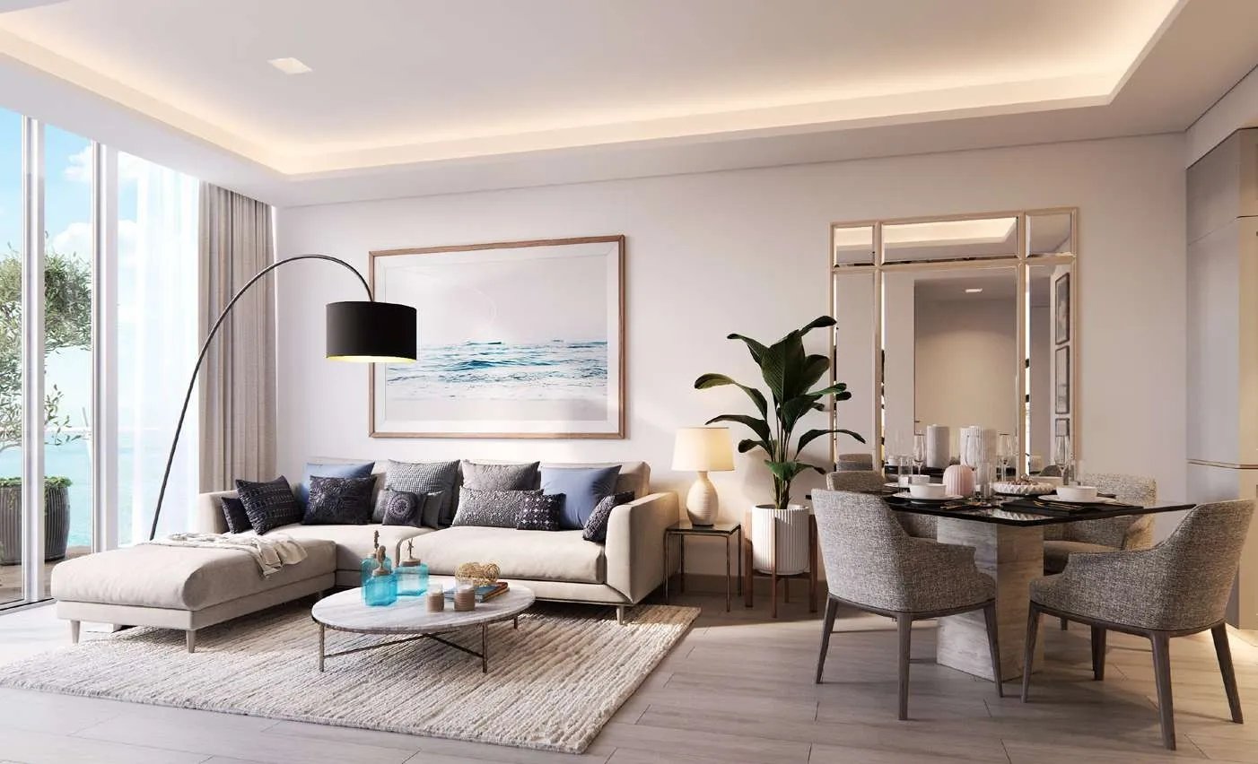 Yas Beach Residence — фото 13 Yas Beach Residence — интерьер гостиной