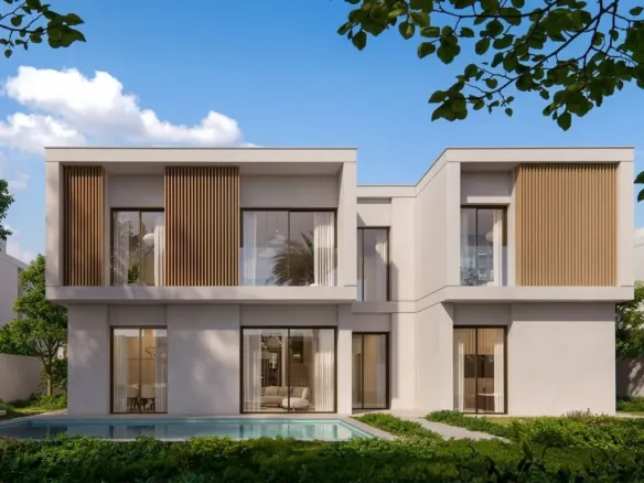 Yas Riva Reserve — фасад виллы