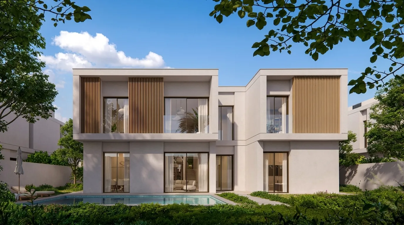 Yas Riva Reserve — фасад виллы