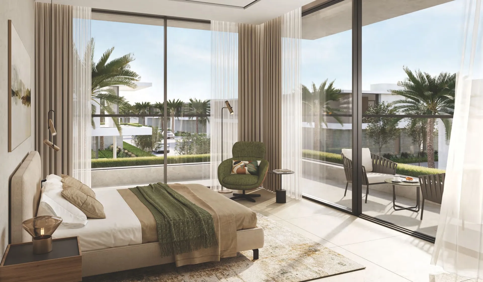 Yasmina Duet Villas — спальня, фото 12
