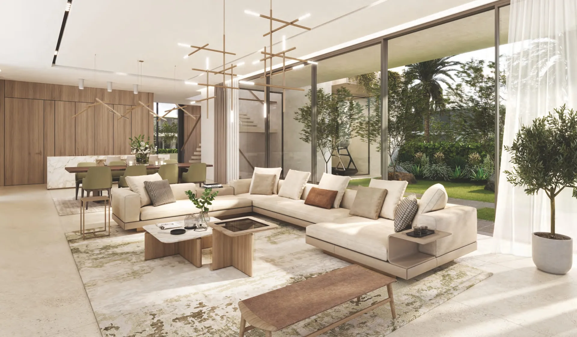 Yasmina Duet Villas — интерьер гостиной