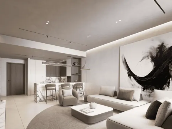 Zephyra Residences — интерьер гостиной