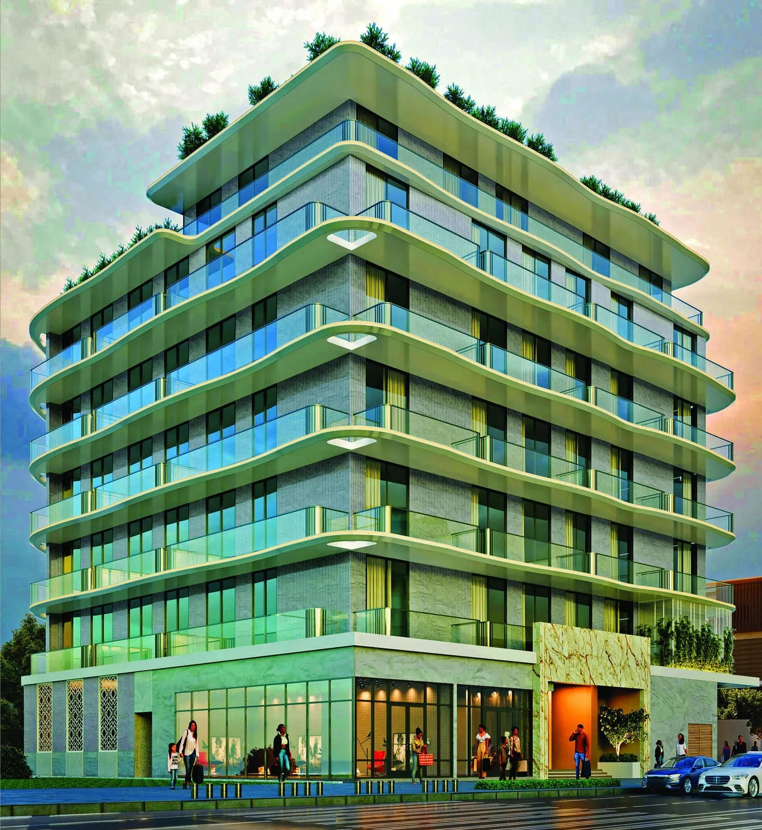 Zyra Vista Residence — фасад здания