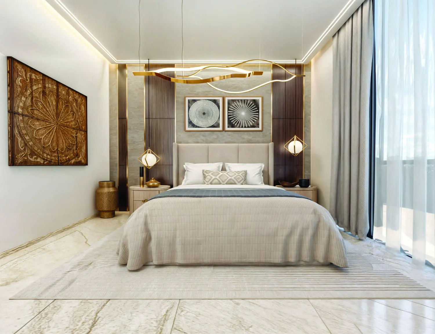 Zyra Vista Residence — спальня